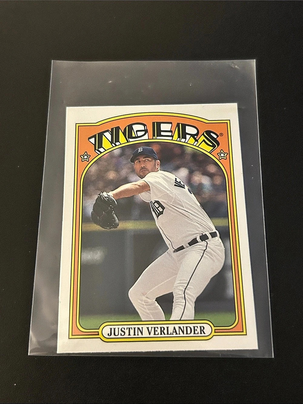 2013 Topps #TM-20 Justin Verlander - 1972 Topps Mini - Detroit Tigers